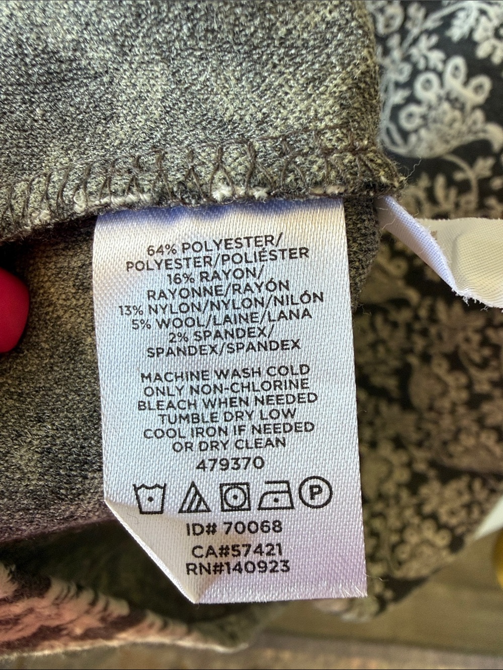 Loft Gray & White Floral Jacquard Tunic - Picture 3 of 10